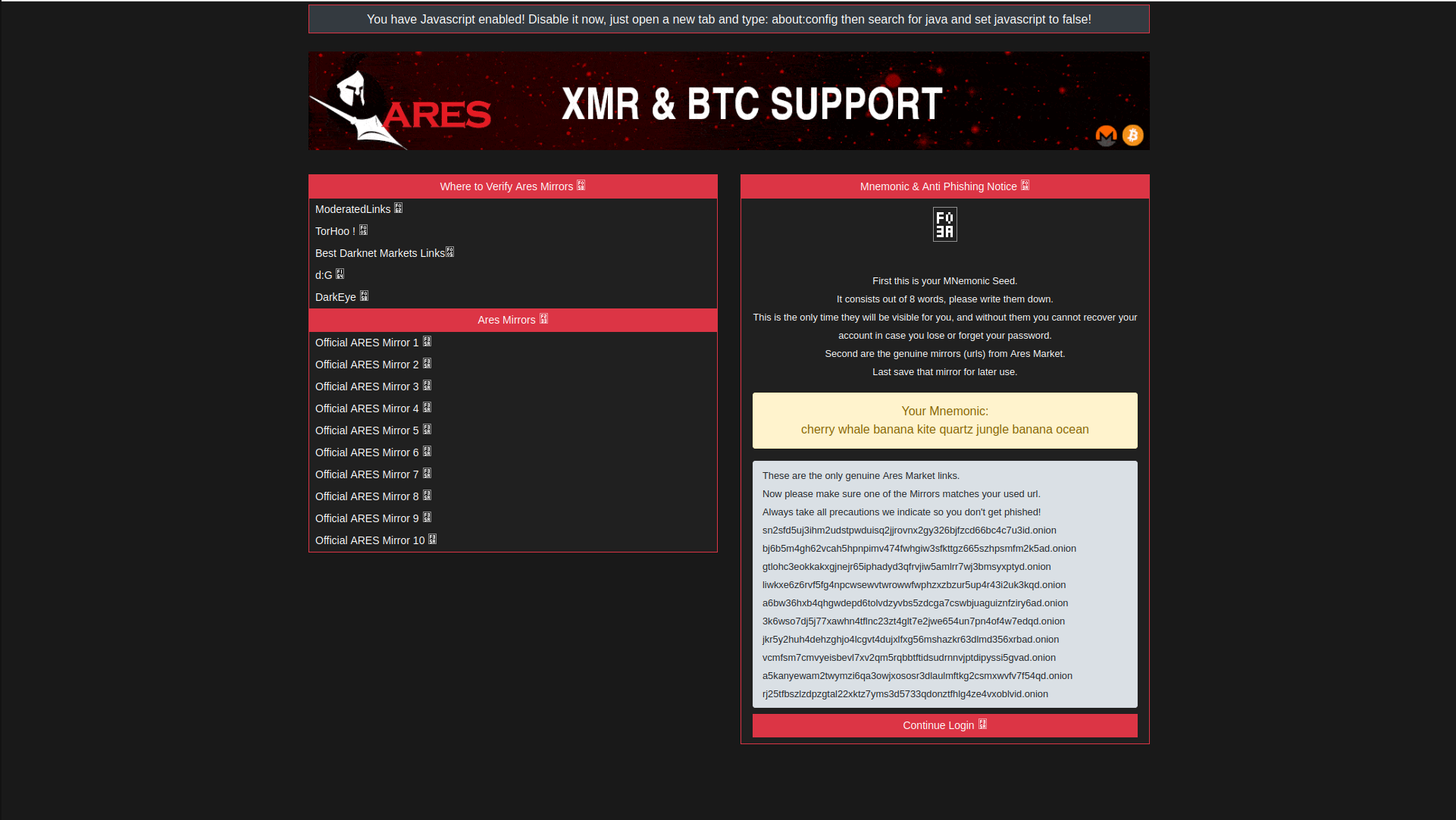 Ares Market Spartan Vision
